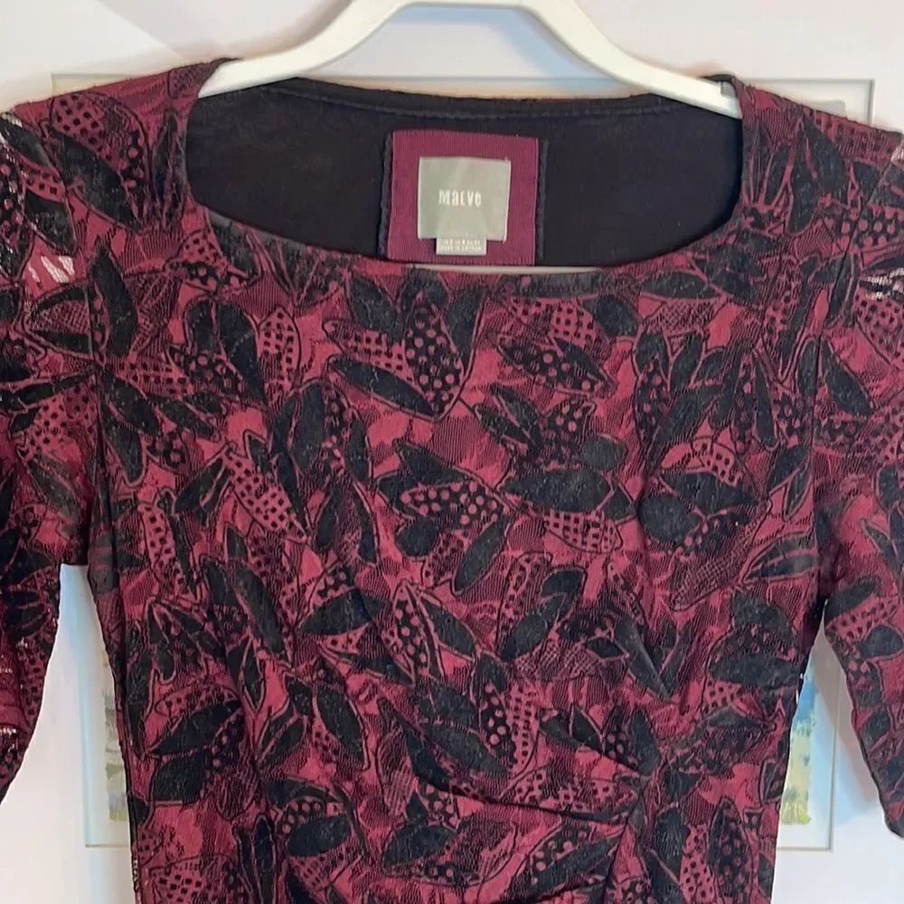 Anthropologie Maeve Lace Overlay Dress